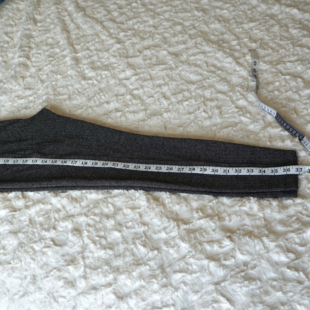 ATHLETA Women’s Pull On Delancey Gray Polyester Herringbone Tight w/pockets - M - Picture 12 of 14